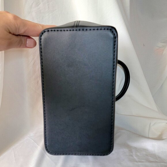 Calvin Klein Mini Bag Brown & Black Monogram Crossbody Bag w/ Sunglasses, NWOT - Picture 7 of 8